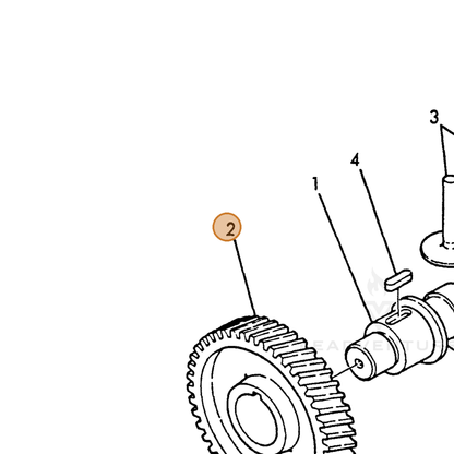 ECHO part Y16091014100 — IPL diagram snippet (6x zoom, amber highlight)