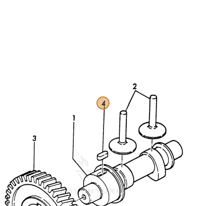 ECHO part Y22512040120 — IPL diagram snippet (6x zoom, amber highlight)