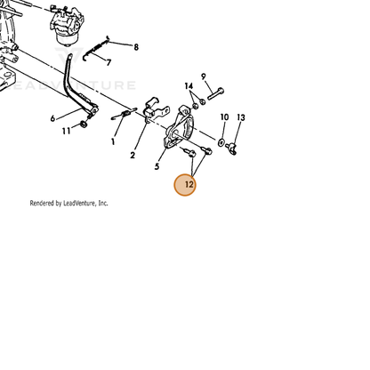 ECHO part Y26476060202 — IPL diagram snippet (6x zoom, amber highlight)