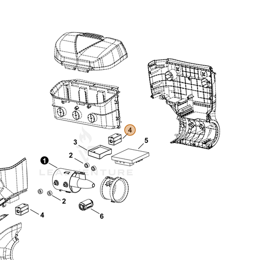 Echo part YH305000000 — IPL diagram snippet (6x zoom, amber highlight)