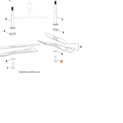 Echo part YH435000900 — IPL diagram snippet (6x zoom, amber highlight)