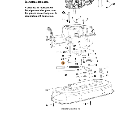 Echo part YH435000910 — IPL diagram snippet (6x zoom, amber highlight)