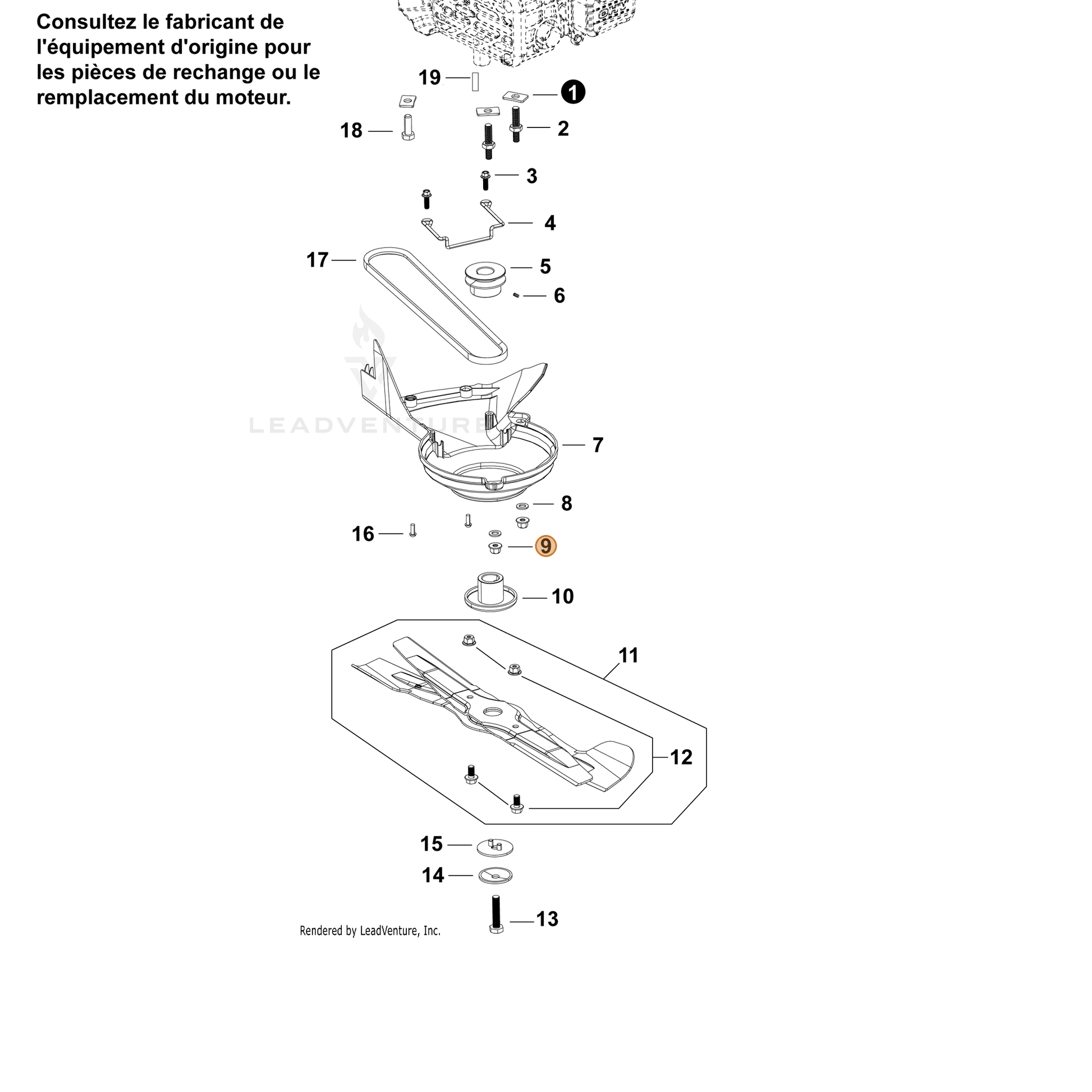 Echo part YH450000560 — IPL diagram snippet (6x zoom, amber highlight)