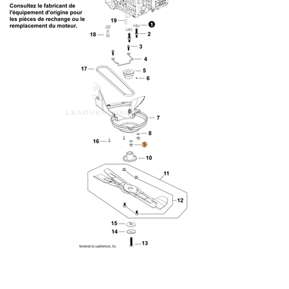 Echo part YH450000560 — IPL diagram snippet (6x zoom, amber highlight)