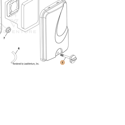 ECHO part YH452000720 — IPL diagram snippet (6x zoom, amber highlight)