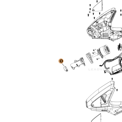 Echo part YH452000960 — IPL diagram snippet (6x zoom, amber highlight)