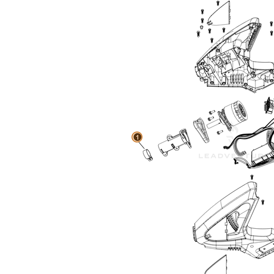 Echo part YH452000960 — IPL diagram snippet (6x zoom, amber highlight)