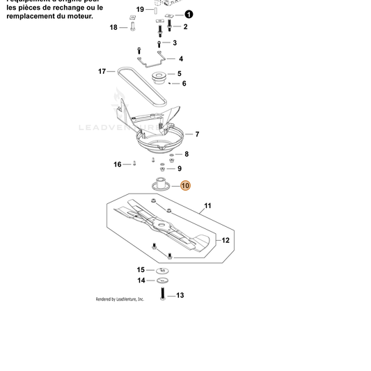 Echo part YH456000090 — IPL diagram snippet (6x zoom, amber highlight)