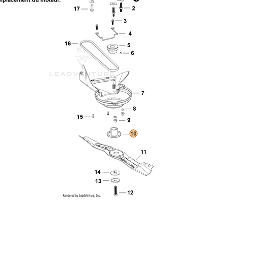 Echo part YH456000120 — IPL diagram snippet (6x zoom, amber highlight)