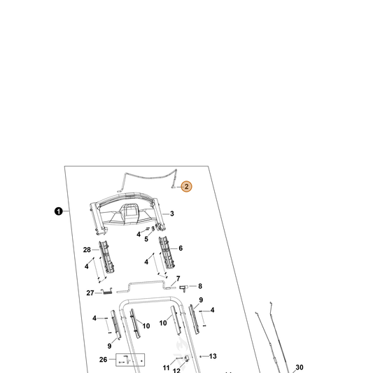 Echo part YH466000920 — IPL diagram snippet (6x zoom, amber highlight)
