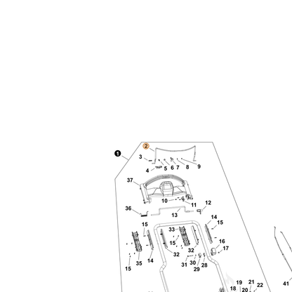 Echo part YH466001030 — IPL diagram snippet (6x zoom, amber highlight)