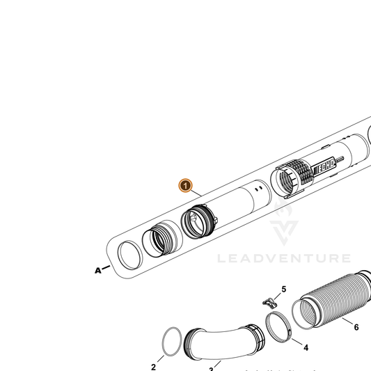 Echo part YH467000840 — IPL diagram snippet (6x zoom, amber highlight)
