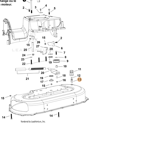Echo part YH467000850 — IPL diagram snippet (6x zoom, amber highlight)