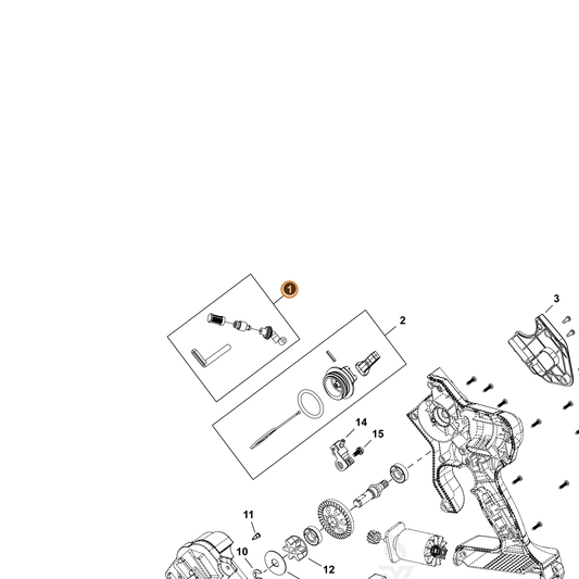 Echo part YH467000880 — IPL diagram snippet (6x zoom, amber highlight)