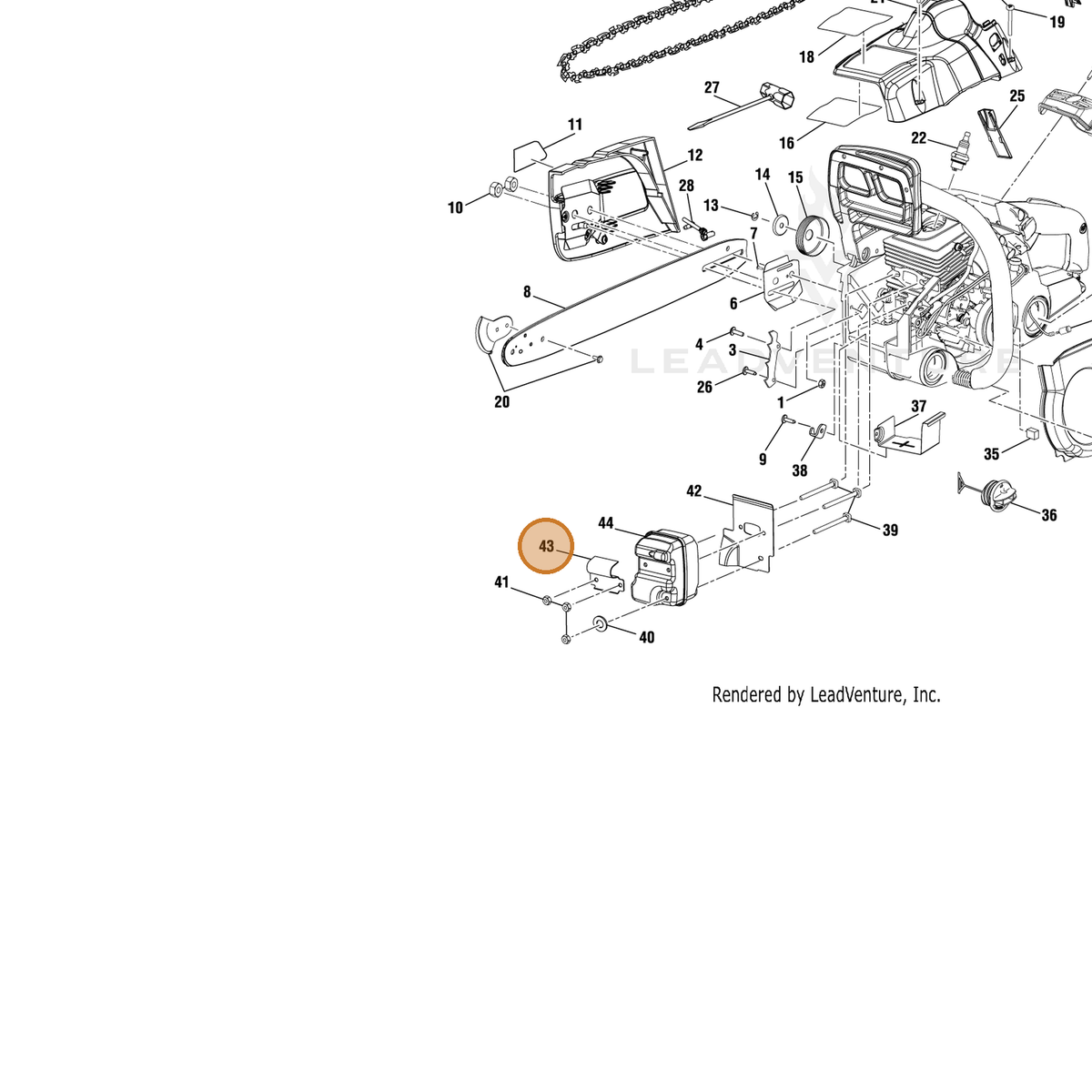 Echo part YH468001010 — IPL diagram snippet (6x zoom, amber highlight)