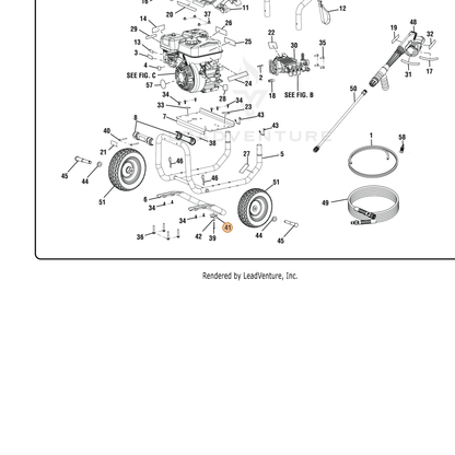 ECHO part YH468001160 — IPL diagram snippet (6x zoom, amber highlight)