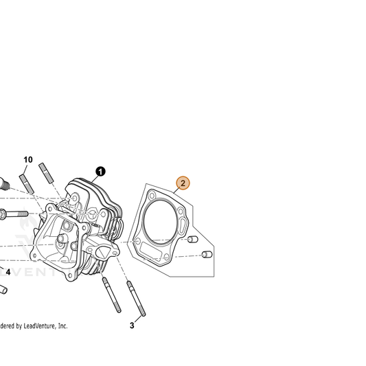 Echo part YH468001970 — IPL diagram snippet (6x zoom, amber highlight)