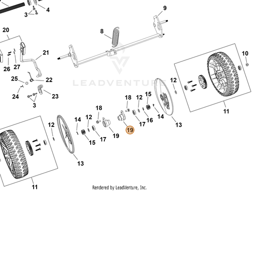 Echo part YH468002120 — IPL diagram snippet (6x zoom, amber highlight)