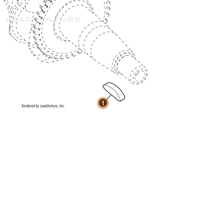ECHO part YH469000010 — IPL diagram snippet (6x zoom, amber highlight)