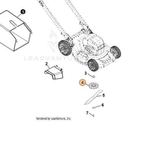 Echo part YH472000141 — IPL diagram snippet (6x zoom, amber highlight)