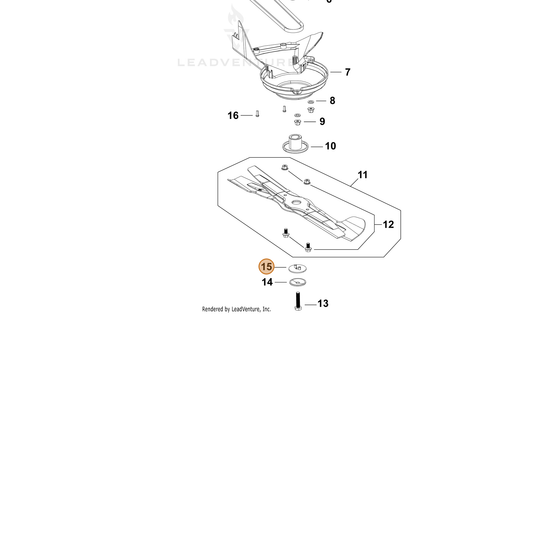 Echo part YH475000290 — IPL diagram snippet (6x zoom, amber highlight)