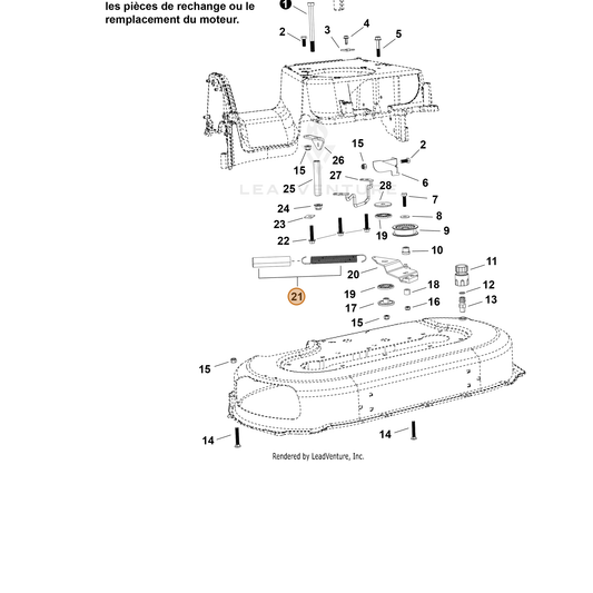 Echo part YH475000350 — IPL diagram snippet (6x zoom, amber highlight)
