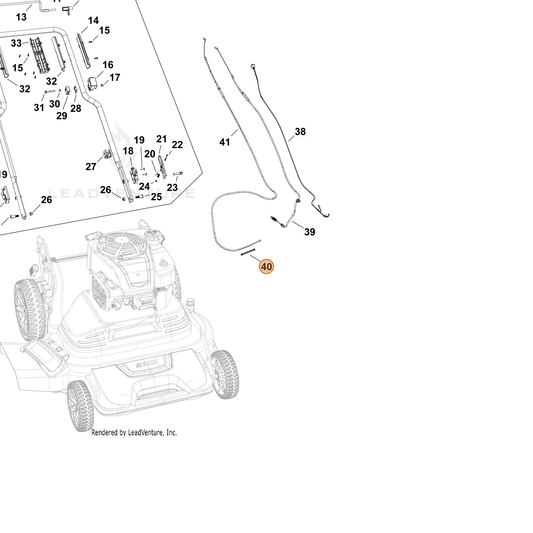 Echo part YH476000560 — IPL diagram snippet (6x zoom, amber highlight)