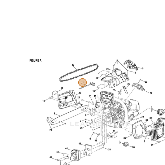 Echo part YH477000000 — IPL diagram snippet (6x zoom, amber highlight)