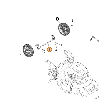ECHO part YH478000230 — IPL diagram snippet (6x zoom, amber highlight)
