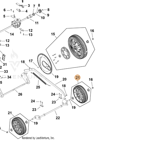 Echo part YH478000251 — IPL diagram snippet (6x zoom, amber highlight)