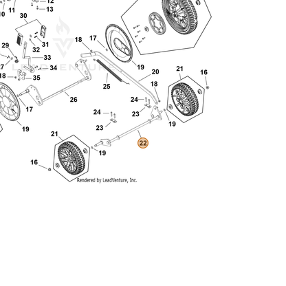 Echo part YH478000260 — IPL diagram snippet (6x zoom, amber highlight)