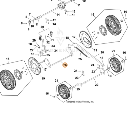 Echo part YH478000280 — IPL diagram snippet (6x zoom, amber highlight)
