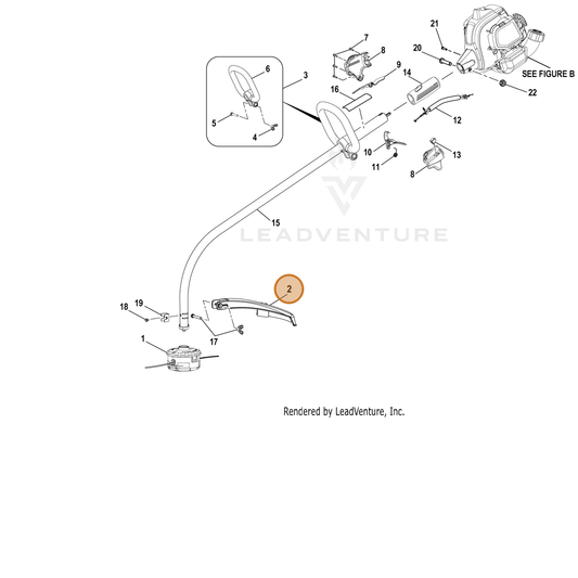 Echo part YH479001110 — IPL diagram snippet (6x zoom, amber highlight)