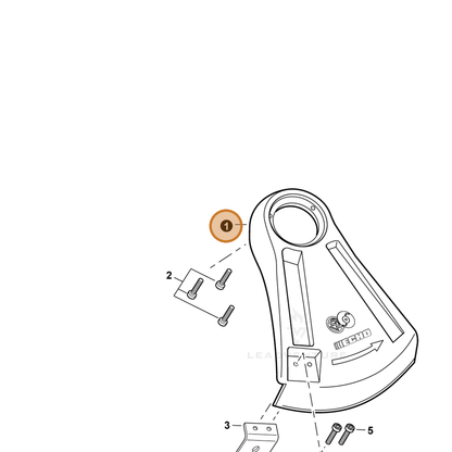 Echo part YH479002700 — IPL diagram snippet (6x zoom, amber highlight)