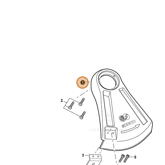 Echo part YH479002700 — IPL diagram snippet (6x zoom, amber highlight)