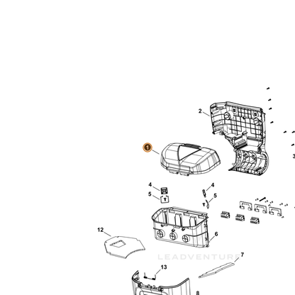 Echo part YH479003310 — IPL diagram snippet (6x zoom, amber highlight)