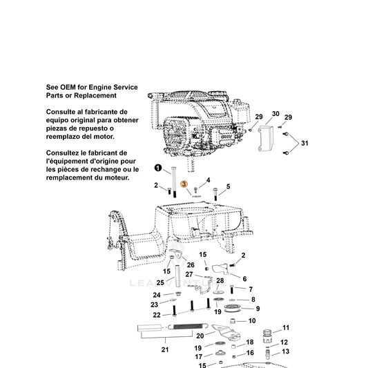Echo part YH479003750 — IPL diagram snippet (6x zoom, amber highlight)