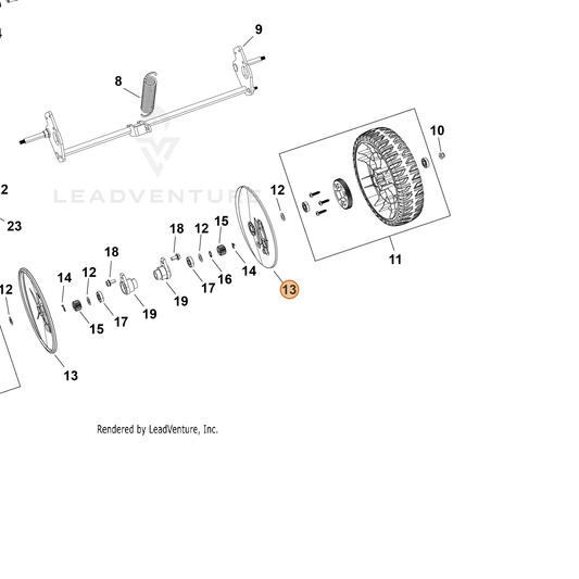 Echo part YH479003790 — IPL diagram snippet (6x zoom, amber highlight)