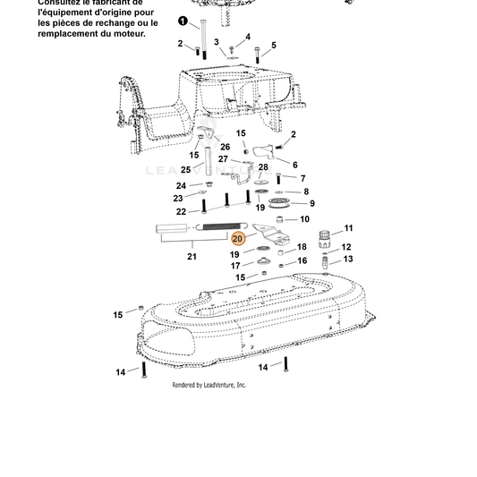 Echo part YH480000080 — IPL diagram snippet (6x zoom, amber highlight)