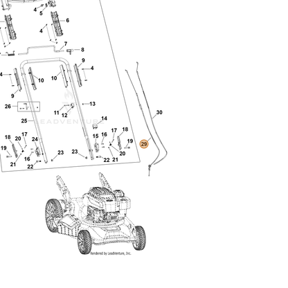 Echo part YH601000240 — IPL diagram snippet (6x zoom, amber highlight)