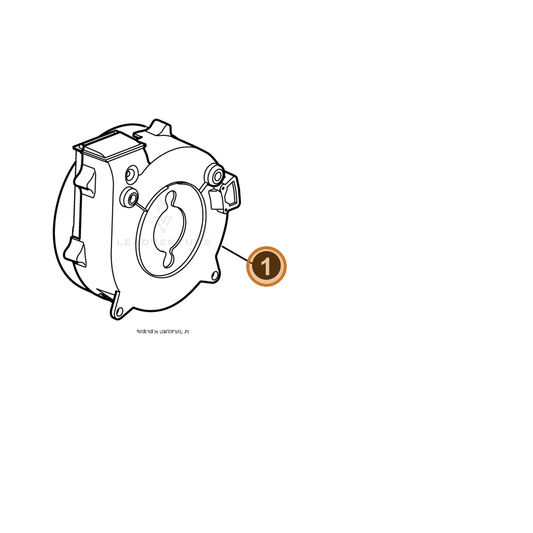 ECHO part YH603000000 — IPL diagram snippet (6x zoom, amber highlight)