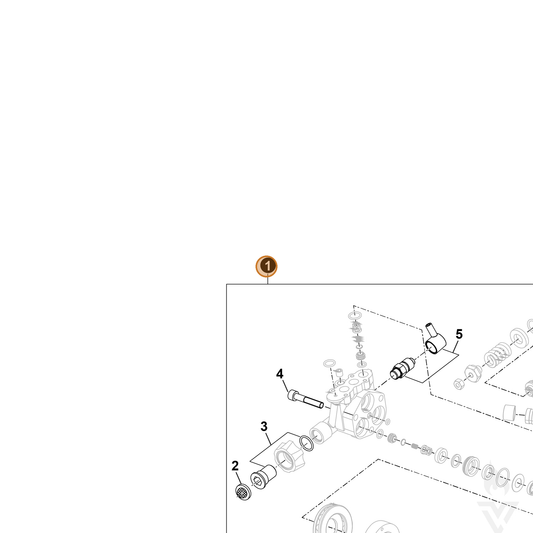 ECHO part YH604000060 — IPL diagram snippet (6x zoom, amber highlight)