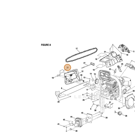 Echo part YH653000560 — IPL diagram snippet (6x zoom, amber highlight)