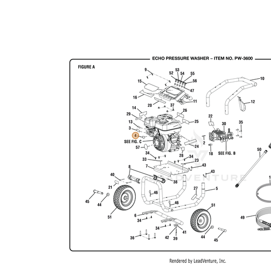 ECHO part YH653000860 — IPL diagram snippet (6x zoom, amber highlight)