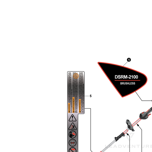 ECHO part YH653001380 — IPL diagram snippet (6x zoom, amber highlight)