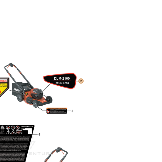 ECHO part YH653001640 — IPL diagram snippet (6x zoom, amber highlight)