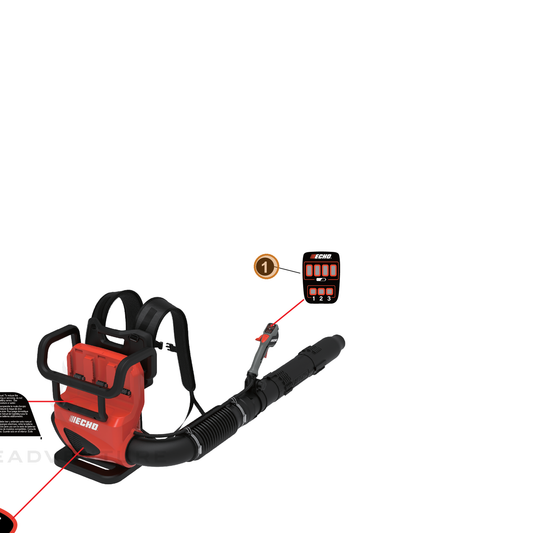 ECHO part YH653001700 — IPL diagram snippet (6x zoom, amber highlight)