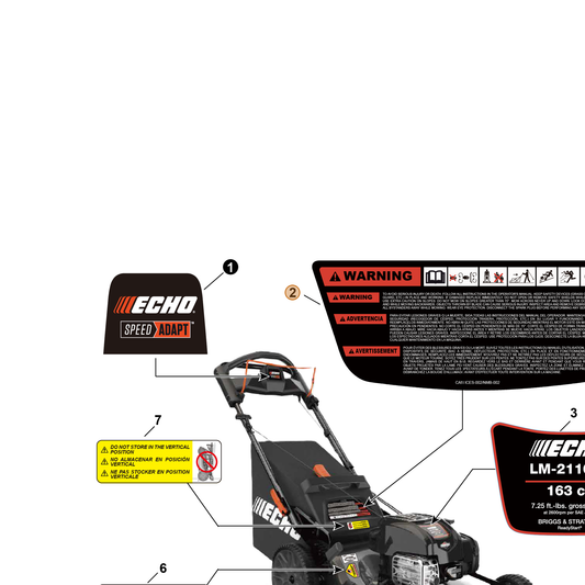 Echo part YH653001830 — IPL diagram snippet (6x zoom, amber highlight)