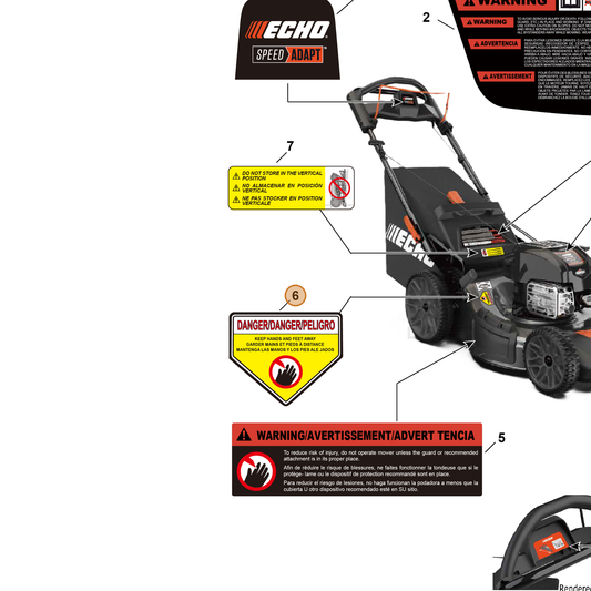 Echo part YH653001840 — IPL diagram snippet (6x zoom, amber highlight)