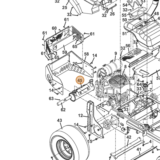 Grasshopper part 101202 — IPL diagram snippet (6x zoom, amber highlight)